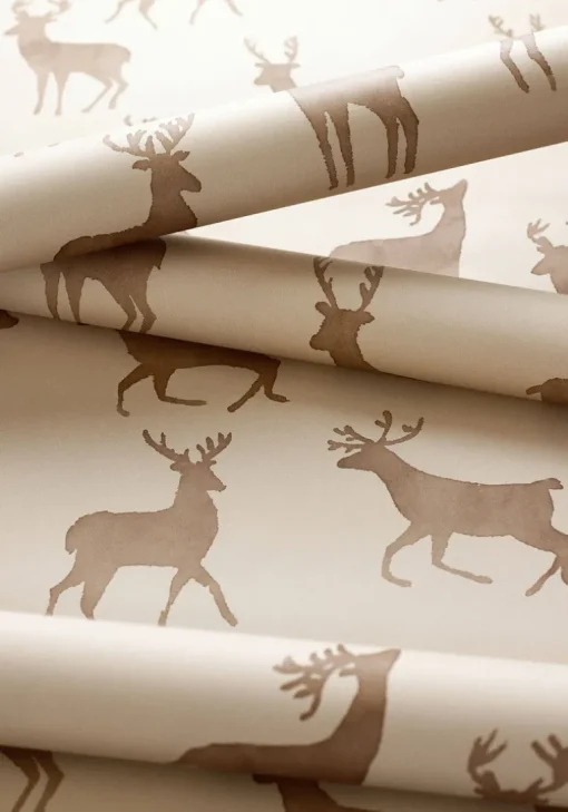 Thibaut Vista Bucks Wallpaper - Birch