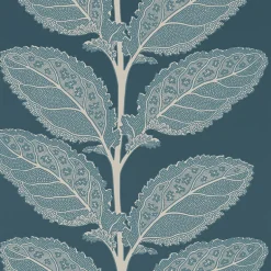 Thibaut Vista Lacinato Wallpaper - Mineral
