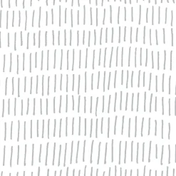 Tick Mark Stripes Peel & Stick Wallpaper - Gray