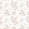 Toile Resource Library Anemone Toile Wallpaper - Pink