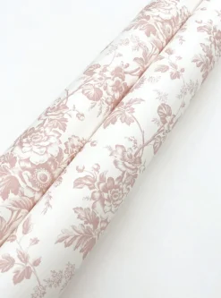Toile Resource Library Anemone Toile Wallpaper - Pink