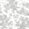 Toile Resource Library Campagne Toile Wallpaper - Gray