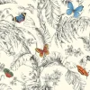 Toile Resource Library Papillon Wallpaper - Orange
