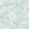 Toile Resource Library Palm Cove Toile Wallpaper - Blue