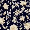 Toile Resource Library Sutton Wallpaper - Black