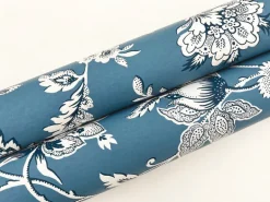 Toile Resource Library Sutton Wallpaper - Blue