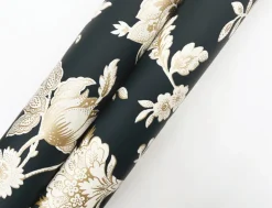 Toile Resource Library Sutton Wallpaper - Black