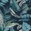 Tropics Resource Library Tropical Toss Wallpaper - Navy Blue