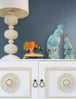 Tropics Resource Library Gunny Sack Texture Wallpaper - Blue