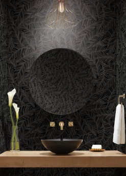 Tropics Resource Library Rainforest Canopy Wallpaper - Black