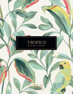 Tropics Resource Library Gunny Sack Texture Wallpaper - Denim