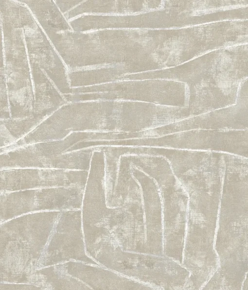 Urban Chalk Graffiti Peel & Stick Wallpaper - Neutral