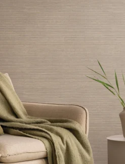 Urban Digest Allineate Wallpaper - Parchment