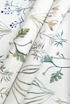 Watercolor Botanicals Alpine Botanical Peel & Stick Wallpaper - Blue
