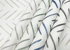 Watercolor Botanicals Painted Herringbone Peel & Stick Wallpaper - Sand
