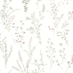 Watercolor Botanicals Wildflower Sprigs Peel & Stick Wallpaper - Multicolor