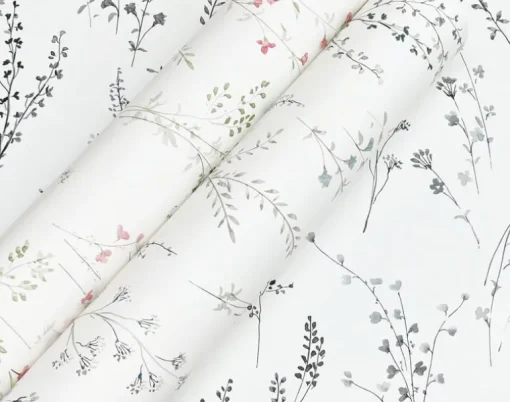 Watercolor Botanicals Wildflower Sprigs Peel & Stick Wallpaper - Multicolor