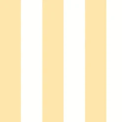 Waters Edge Resource Library Awning Stripe Wallpaper - Yellow