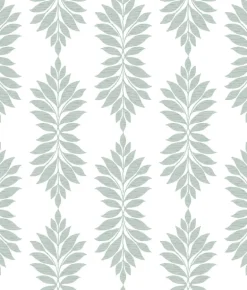 Waters Edge Resource Library Broadsands Botanica Wallpaper - Light Green