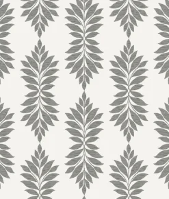 Waters Edge Resource Library Broadsands Botanica Wallpaper - Gray