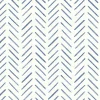 Waters Edge Resource Library Painted Herringbone Wallpaper - Navy