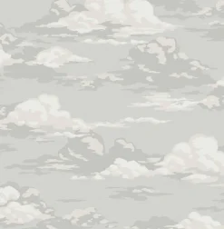 Westbury Forest Cumulus Clouds Wallpaper - Grey