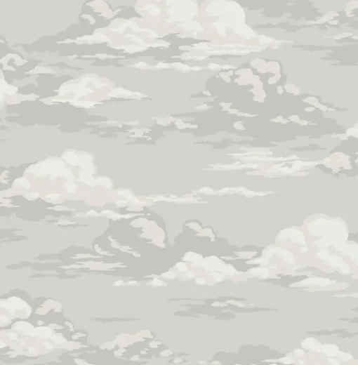 Westbury Forest Cumulus Clouds Wallpaper - Grey