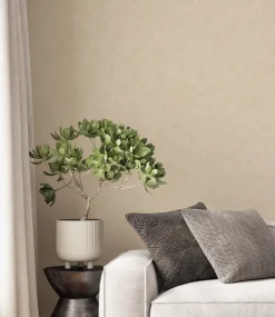 Westbury Forest Heritage Plain Wallpaper - Beige