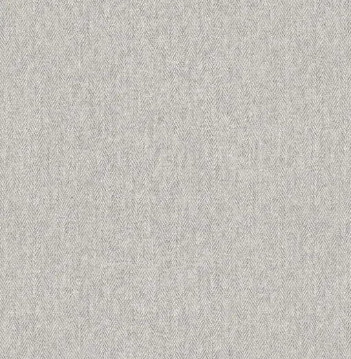 Westbury Forest Herringbone Tweed Wallpaper - Grey