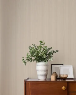 Westbury Forest Ticking Stripe Wallpaper - Beige