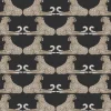 Wildlife Reclining Cheetahs Peel & Stick Wallpaper - Black