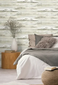 Wildlife Savanna Sunset Peel & Stick Wallpaper - Light Brown