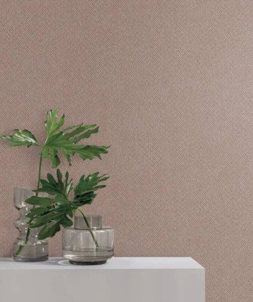 York Natural Digest Give & Take Wallpaper - Warm Red