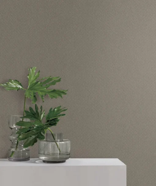 York Natural Digest Give & Take Wallpaper - Brown