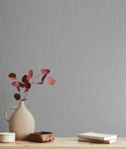 York Natural Digest Smooth as Silk Wallpaper - Cool Grey