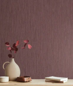 York Natural Digest Smooth as Silk Wallpaper - Red