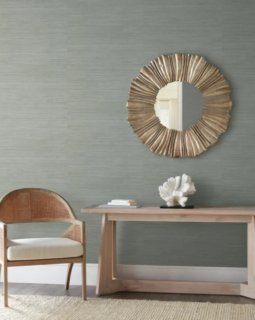 York Natural Digest Tasar Silk Wallpaper - Grey